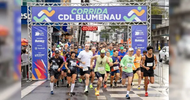 Edição 2024 da Corrida (Foto: CDL Blumenau/Divulgação)